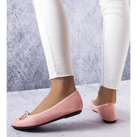 BM Ballerine rosa con fiocco Chandonnet 1