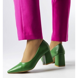 BM Décolleté tacco alto Fanchon verde 1