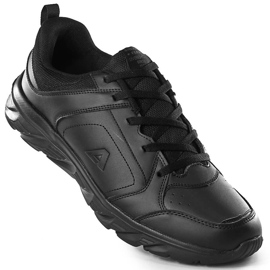 Scarpe sportive oversize da uomo American Club 139/23 nere nero 1