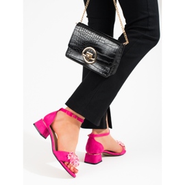 Sandalo basso rosa Shelovet da donna 2