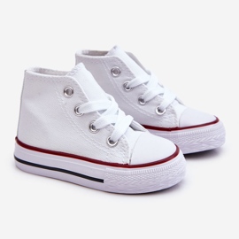 Sneakers alte da bambino Filemon bianche bianco 1