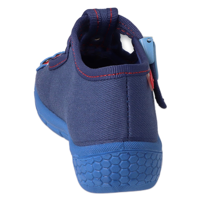 Pantofole per bambini Befado con chiusura 540P001, blu navy 2