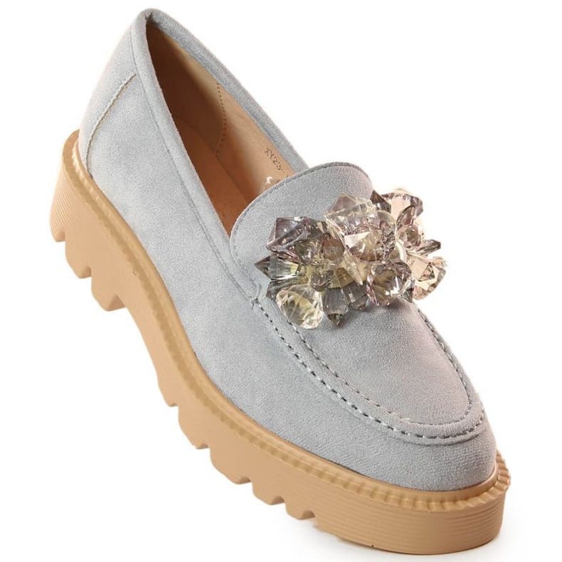 Scarpe Vinceza con cristalli W 10863 JAN201B grigio 1