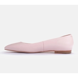 Marco Shoes Ballerine in morbida pelle nude beige 2