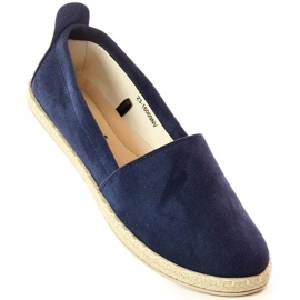 Espadrillas senza lacci Potocki 16009 blu navy da donna 1