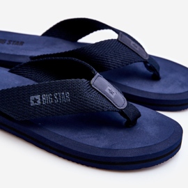 Infradito in schiuma da uomo Big Star LL174617 blu navy 1