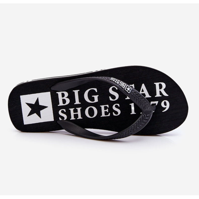 Infradito leggere da uomo Big Star LL174444 nere nero 1