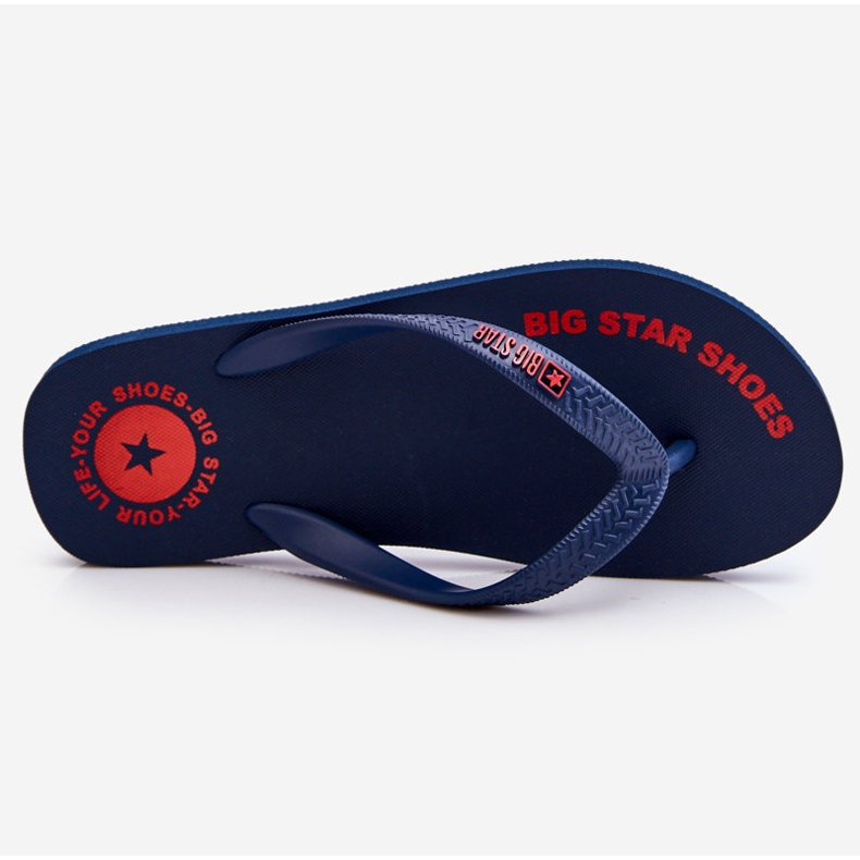 Infradito Uomo Big Star LL174424 Blu Navy nero 1