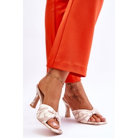 Moda Tacchi Alti In Stampa Beige Floria 2