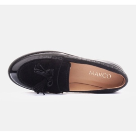 Marco Shoes Mocassini con frange decorative nero 1
