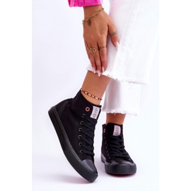 Sneakers alte classiche da donna Cross Jeans LL2R4088C nere nero 1