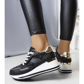PA1 Sneakers nere con inserti decorativi in ​​Krystal nero 1