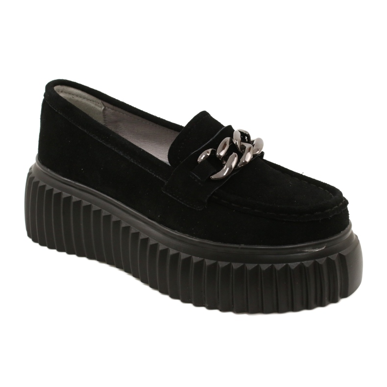 Mocassino scamosciato Filippo DP4450 BK nero 1