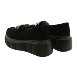 Mocassino scamosciato Filippo DP4450 BK nero 4