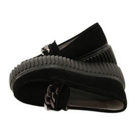Mocassino scamosciato Filippo DP4450 BK nero 5