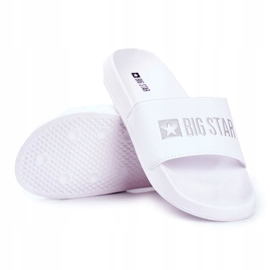 Pantofole da uomo Big Star in gomma bianca GG174935 bianco 2
