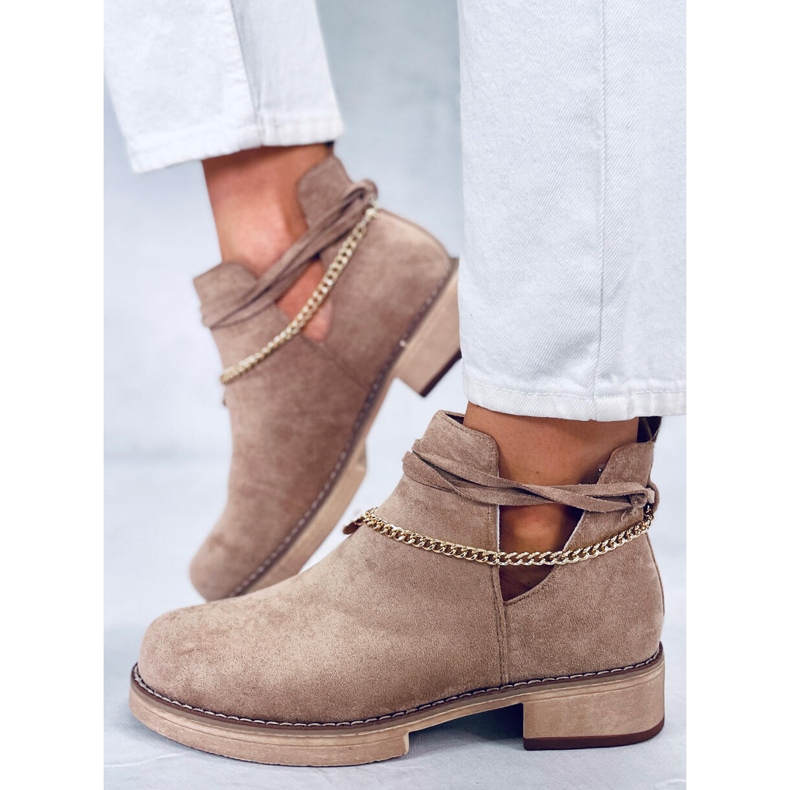 BM Stivali tagliati primaverili Sienna Khaki beige 2