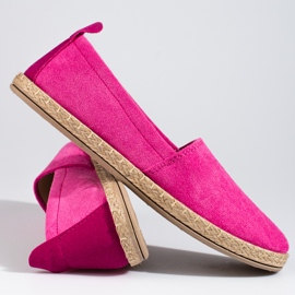 W. Potocki Espadrillas Potocki in camoscio rosa da donna 2