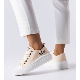 Sneakers beige Lee Cooper LCW-23-44-1626L 1