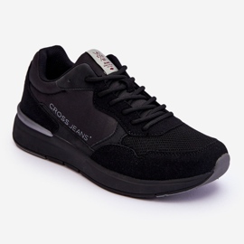 Scarpe sportive Cross Jeans da uomo LL1R4053 nere nero 1