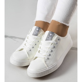 BM Sneaker in ecopelle bianca di Luz bianco 1