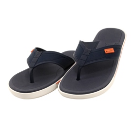 Infradito da uomo in gel Rider 11772 AG379 Blu nero 3