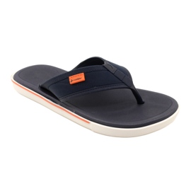 Infradito da uomo in gel Rider 11772 AG379 Blu nero 1