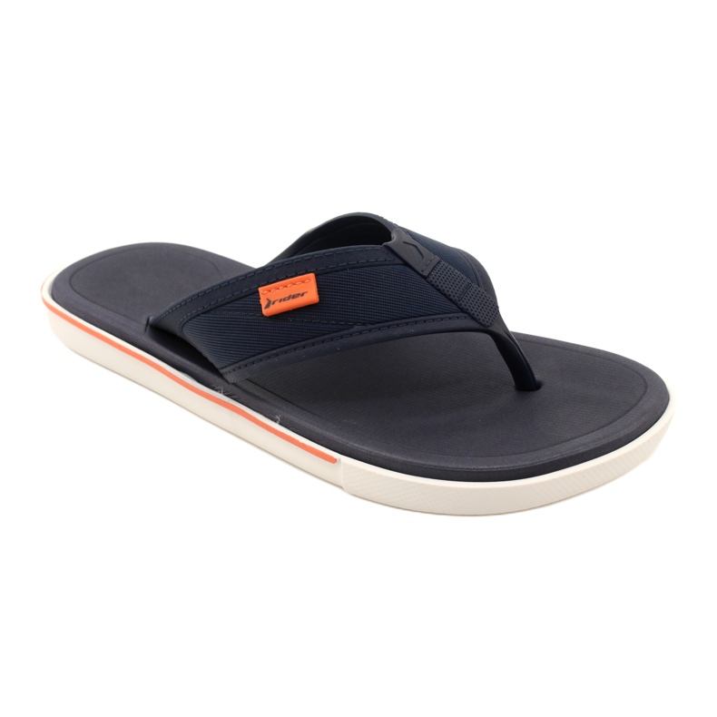 Infradito da uomo in gel Rider 11772 AG379 Blu nero 1