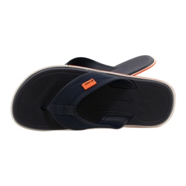 Infradito da uomo in gel Rider 11772 AG379 Blu nero 5