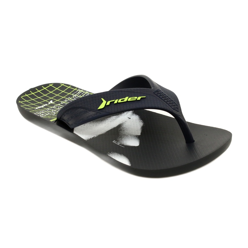 Infradito da uomo Rider 11804 AE205, nere nero 1