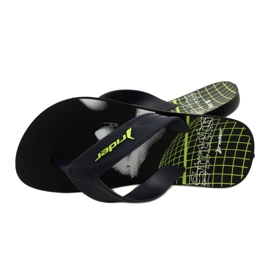 Infradito da uomo Rider 11804 AE205, nere nero 5
