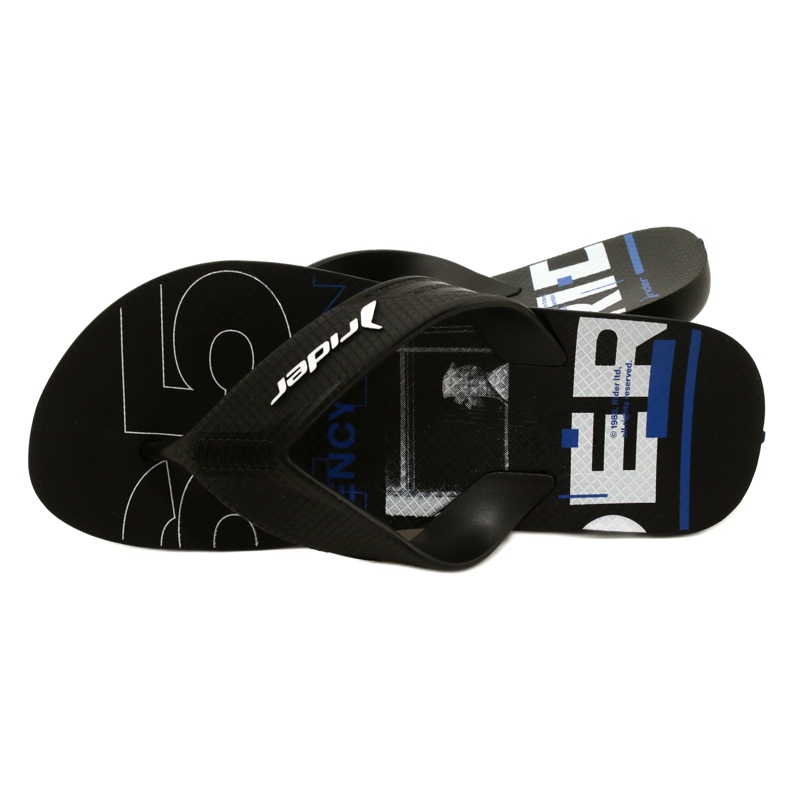 Infradito da uomo Rider 11804 AE207 Nero 4