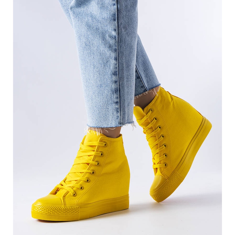 BM Sneaker gialle con zeppa di Groussay giallo 1