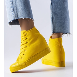 BM Sneaker gialle con zeppa di Groussay giallo 2