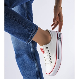 Sneakers bianche sulla piattaforma Big Star LL274180 bianca 1