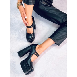 BM Décolleté con plateau Loit Black grain nero 2