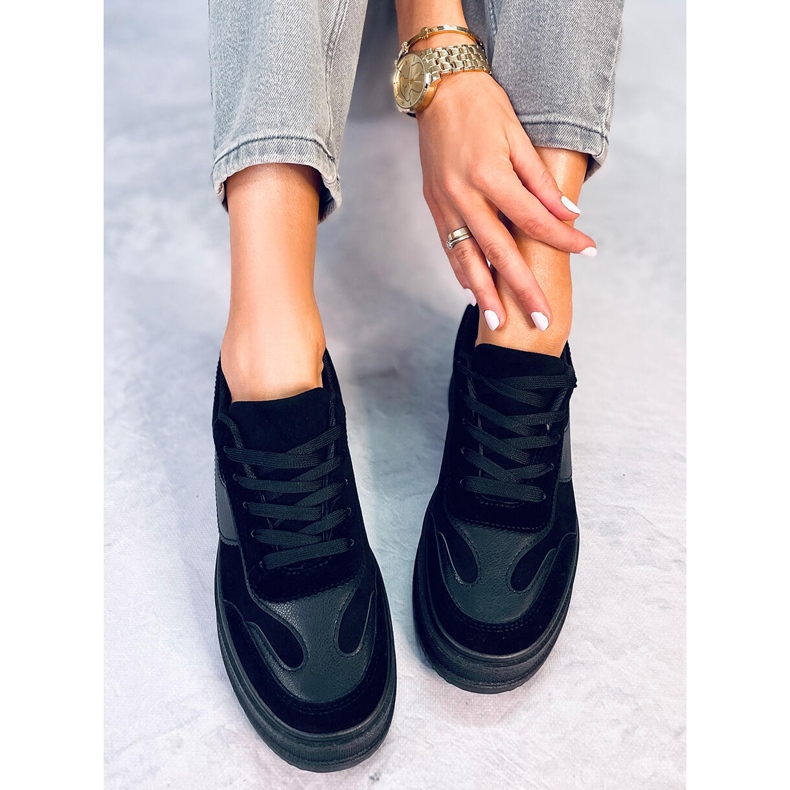 BM Scarpe da ginnastica con plateau Foret Black nero 1