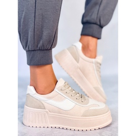 BM Sneakers con plateau Foret Beige 2