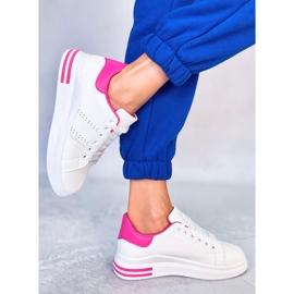Sneakers con zeppa Maes Rose bianco 2