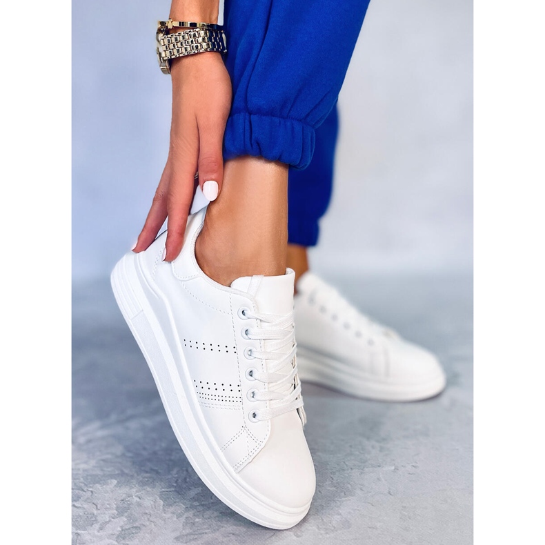 BM Sneakers con zeppa Maes bianche bianca 2
