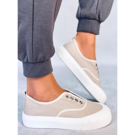 BM Sneakers Kamio Beige da donna 2