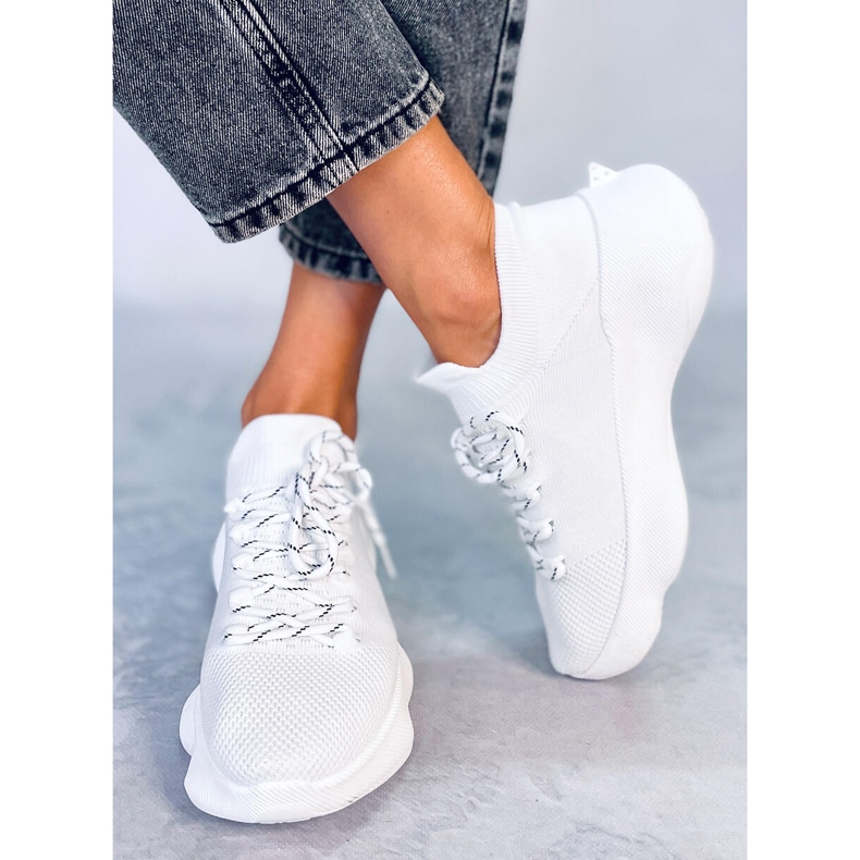 Sneakers a calzino Callens Bianco 1