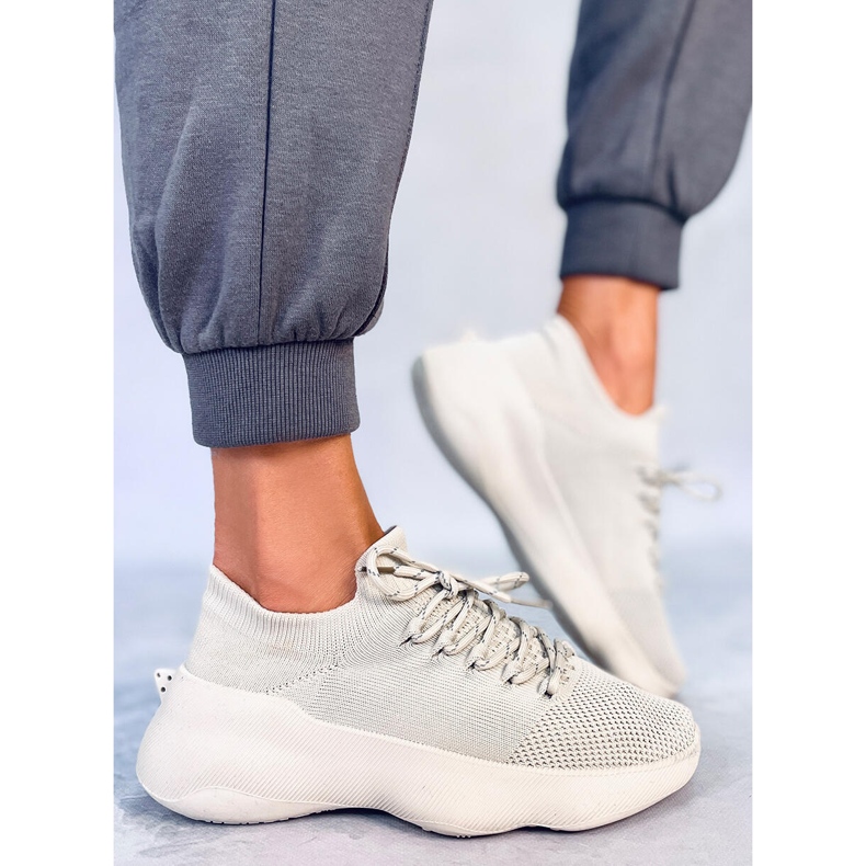 Callens Sneakers a calzino beige 2