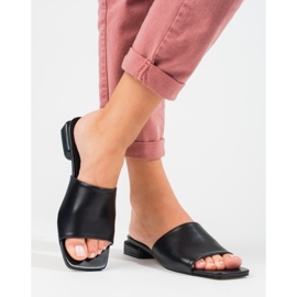 Sandali neri classici da donna con tacco Shelovet nero 2