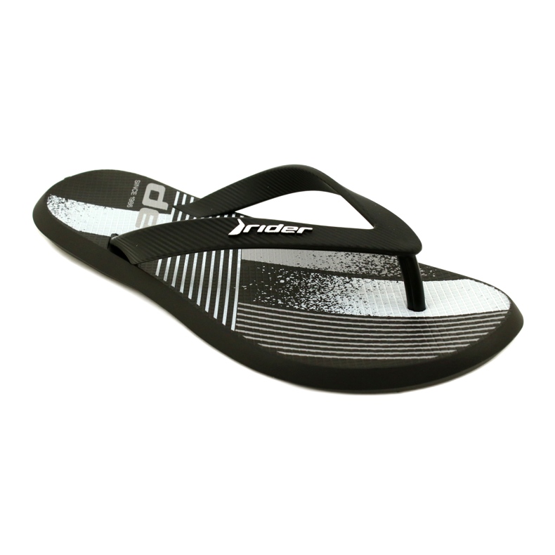 Ciabatte da uomo Rider 83419 AH973 Nero/Bianco 1