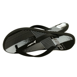 Ciabatte da uomo Rider 83419 AH973 Nero/Bianco 6