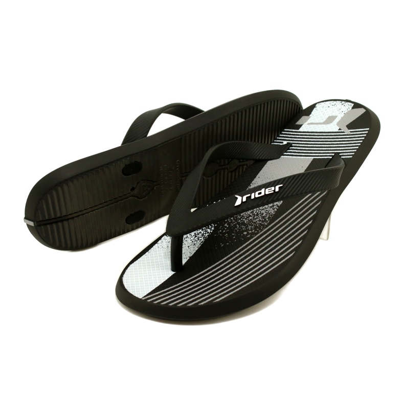 Ciabatte da uomo Rider 83419 AH973 Nero/Bianco 5