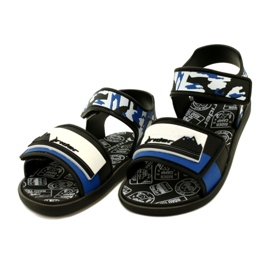Boys 'Sandals Rider 83453 AG294 Black/Blue/White nero 3