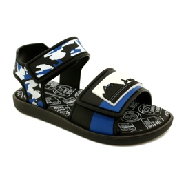 Boys 'Sandals Rider 83453 AG294 Black/Blue/White nero 1