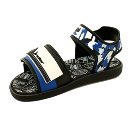 Boys 'Sandals Rider 83453 AG294 Black/Blue/White nero 2